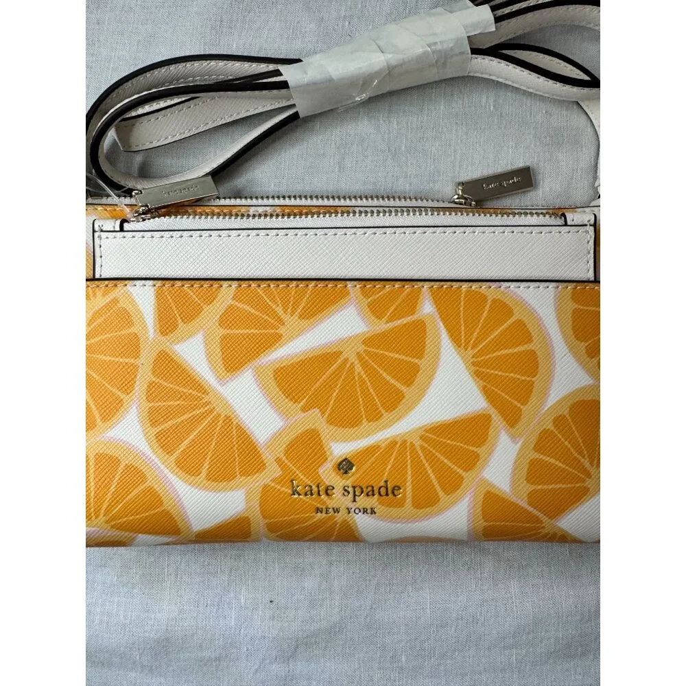 Kate‎ Spade Sadie Orange slice crossbody/pouch set NWT
